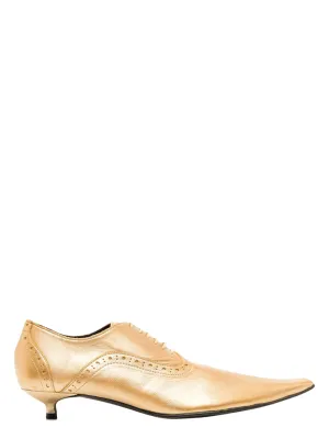Pointed Laceup Shoe