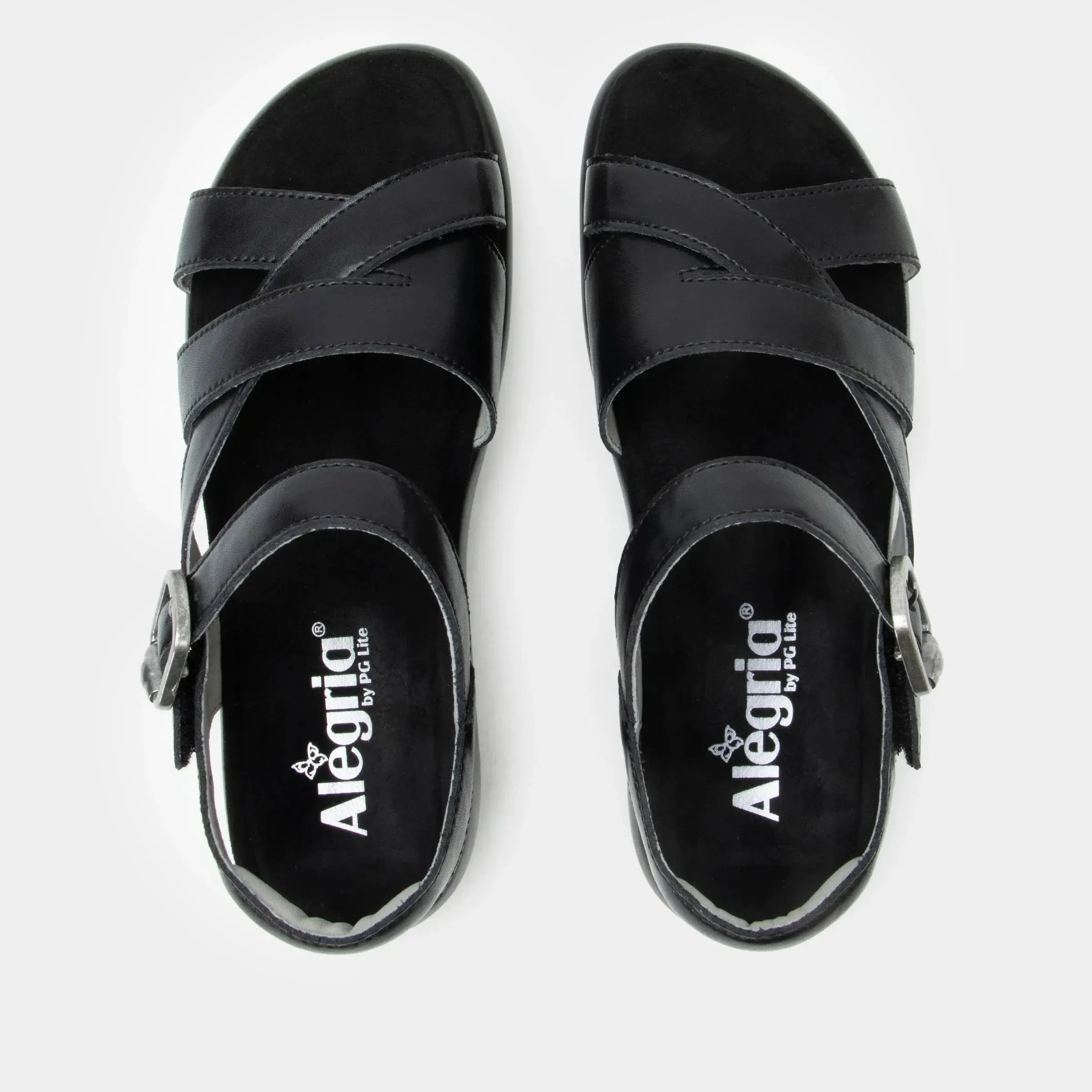 Women's Alegria Bianca Sandal – Classic Leather Comfort with Modern Support