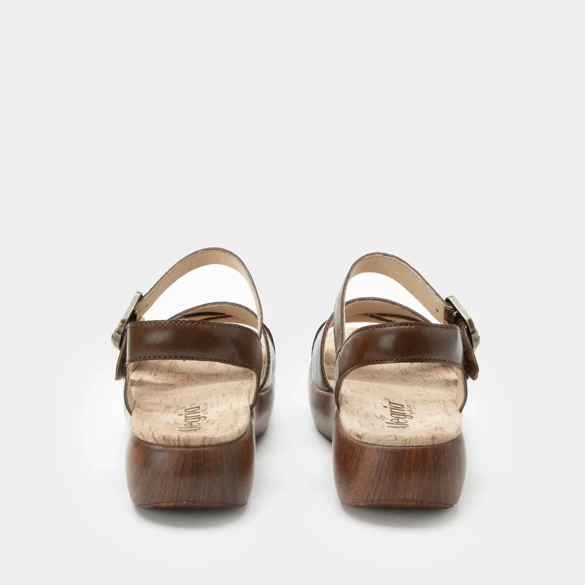Women's Alegria Bianca Sandal – Classic Leather Comfort with Modern Support