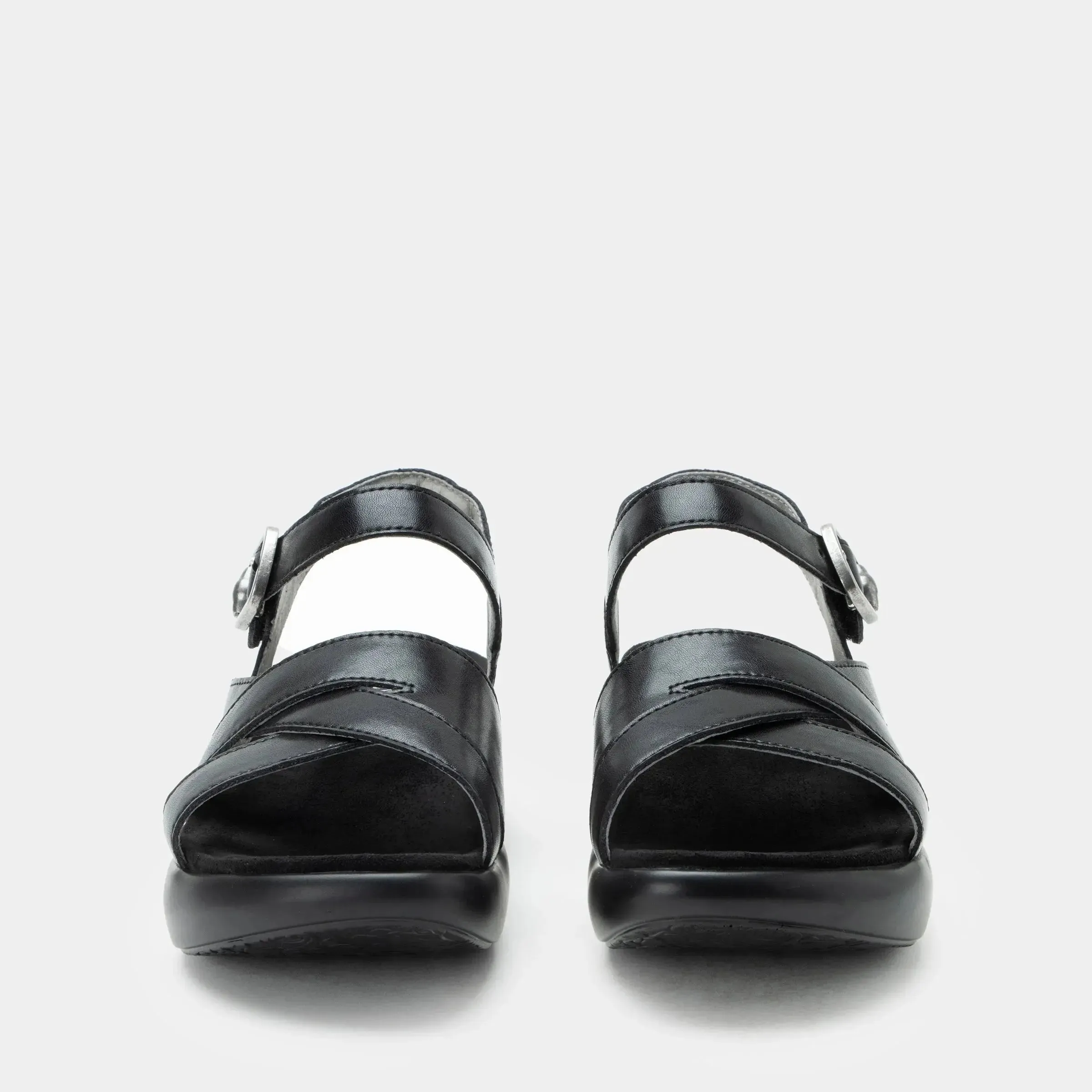 Women's Alegria Bianca Sandal – Classic Leather Comfort with Modern Support